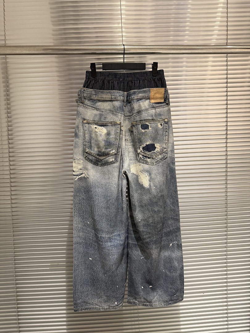 Best Version PTL INDEX Double- - Shorts Denim Frayed ulasan dan harga