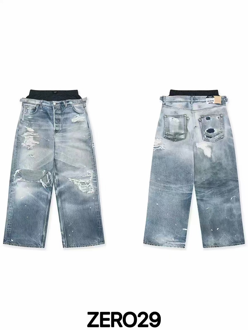 Best Version PTL INDEX Double- - Shorts Denim Frayed ulasan dan harga