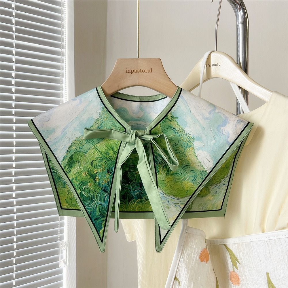 Floral Pattern Shirt Fake Coll - Blouse Off Shoulder ulasan dan harga