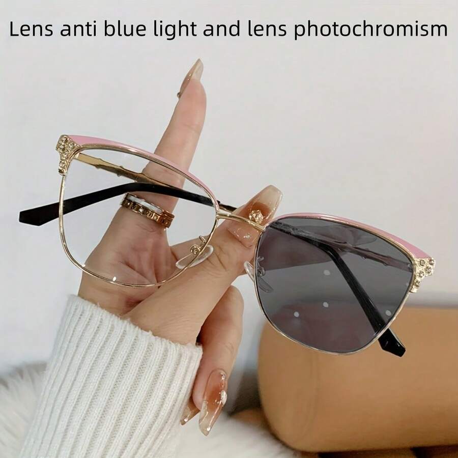 Fashionable Women's Rhinestone - Sunglasses Cat Eye ulasan dan harga
