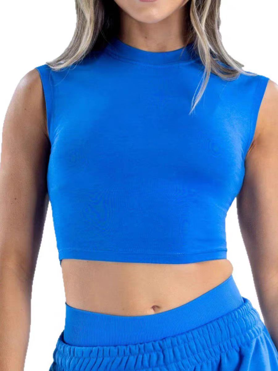 Impact DenyfSleeveless Yoga Sh - Crop Top Crochet ulasan dan harga