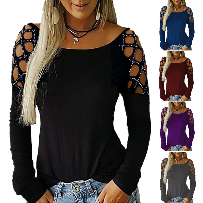 Women Off Shoulder Long Sleeve - Blouse Off Shoulder ulasan dan harga