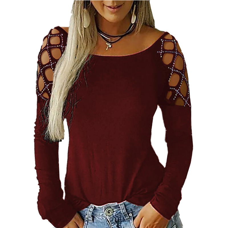 Women Off Shoulder Long Sleeve - Blouse Off Shoulder ulasan dan harga
